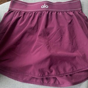 ALO Yoga Berry Plum Skater Skirt